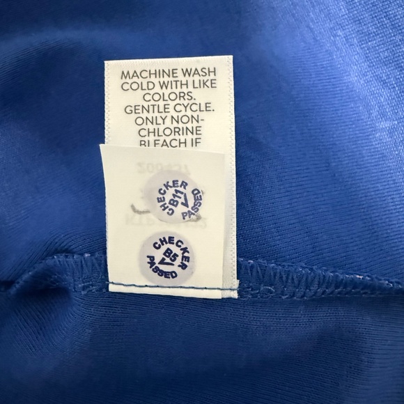 J Jill Pima Cotton 3/4 Sleeve V-Neck Tee Size M petite - Picture 7 of 8